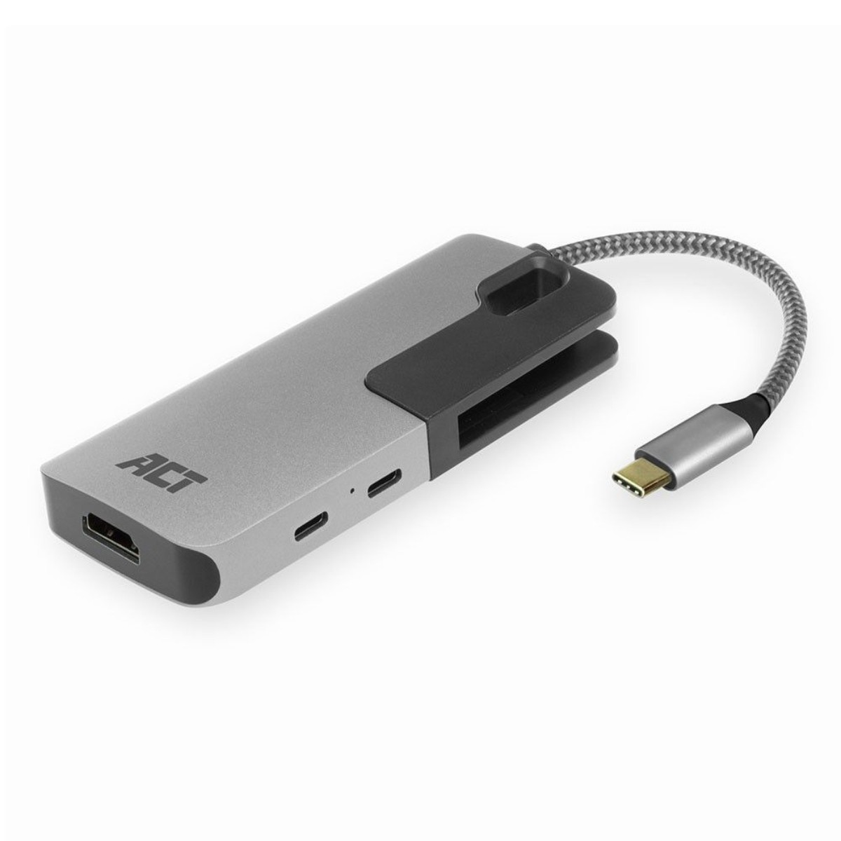 ACT AC7021, USB Hub, Grau