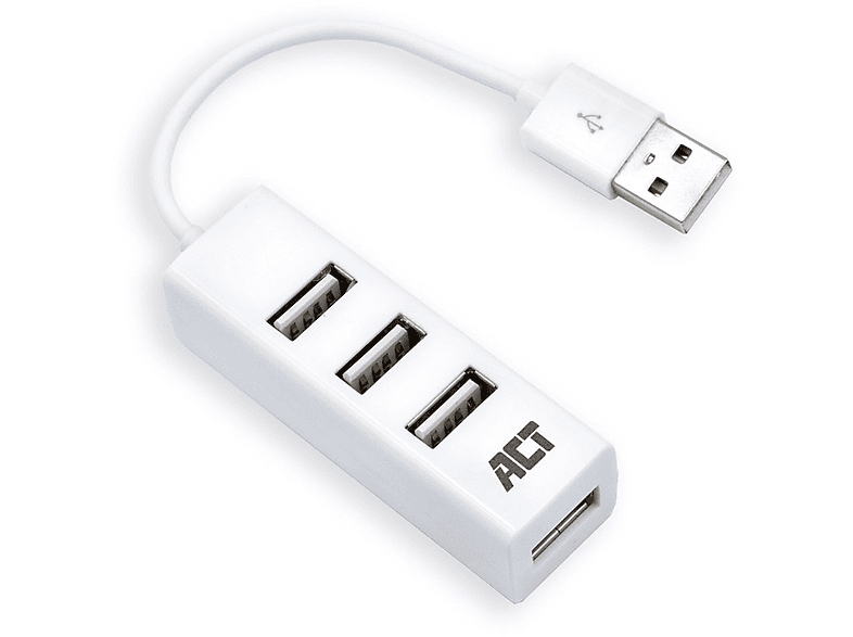 ACT AC6200, USB Hub, Weiß