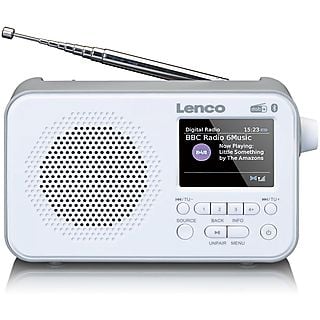 LENCO PDR-036WH Radio Wit-Grijs