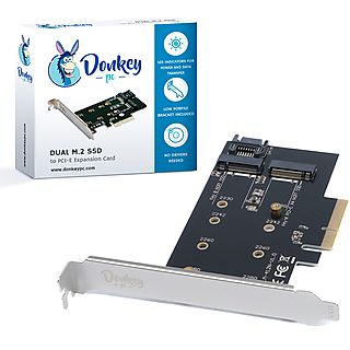 Tarjeta PCIe adaptador NVME - Donkey pc DONKPCIEM2B