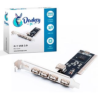 Tarjeta expansióin PCI 4 USB - Donkey pc DONKPCI4P