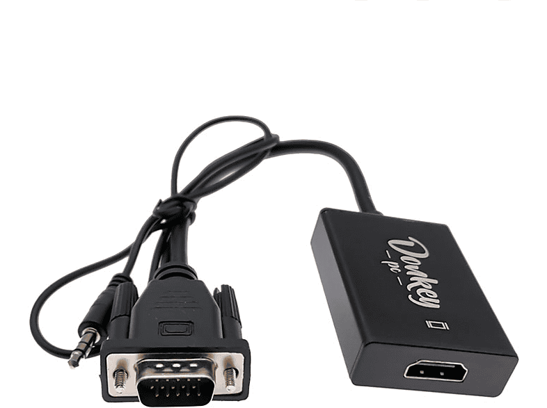 Cable Adaptador Vga A Hdmi Vga 0 15 M Negro con Ofertas en