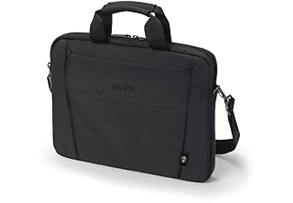DICOTA Eco Slim BASE Notebook-Tasche Umhängetasche für Universal Recycling-PET, Schwarz