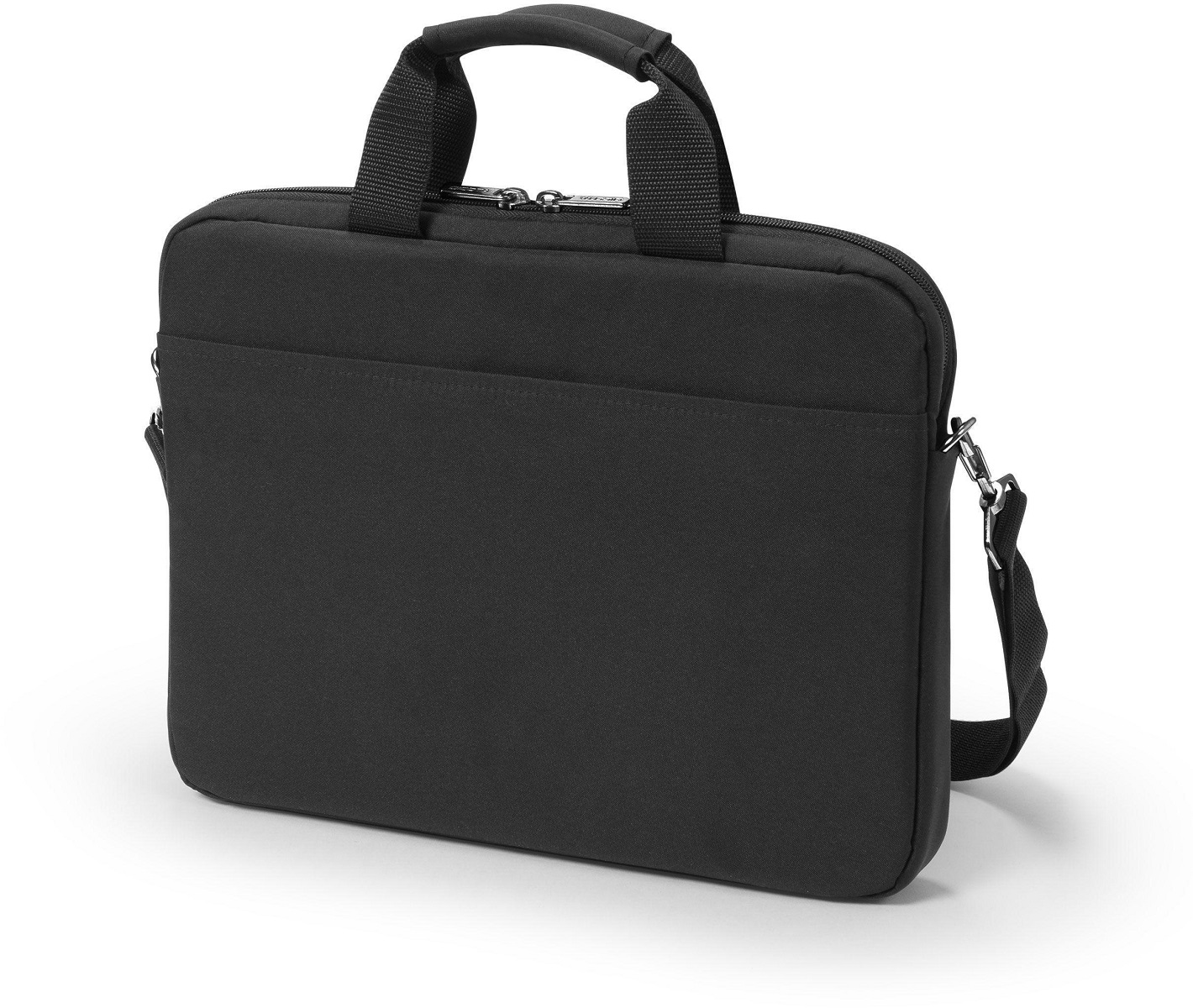 Schwarz Slim DICOTA Notebook-Tasche Universal BASE Eco Recycling-PET, Umhängetasche für