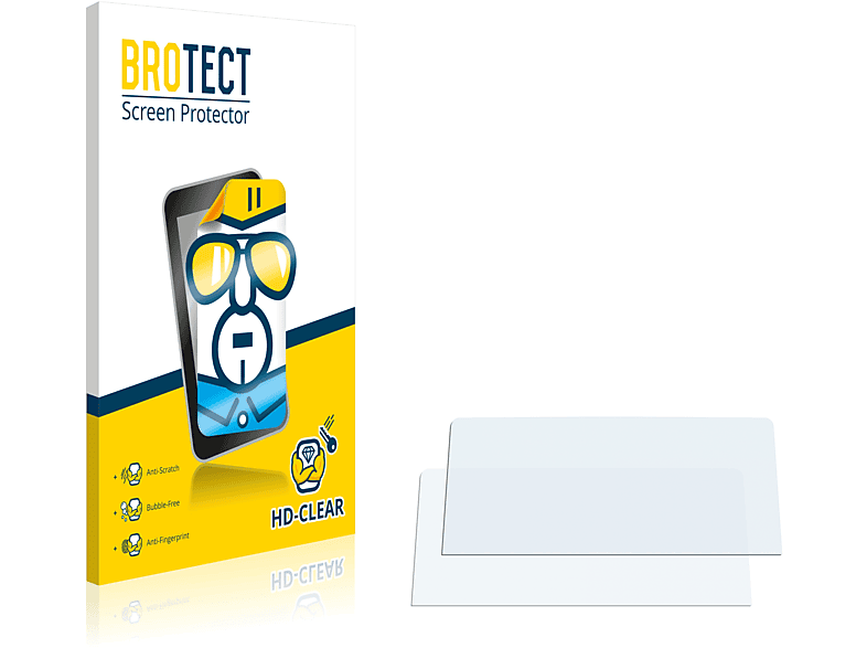 BROTECT 2x klare Schutzfolie(für BMW Infotainment System F45 2 8.8\