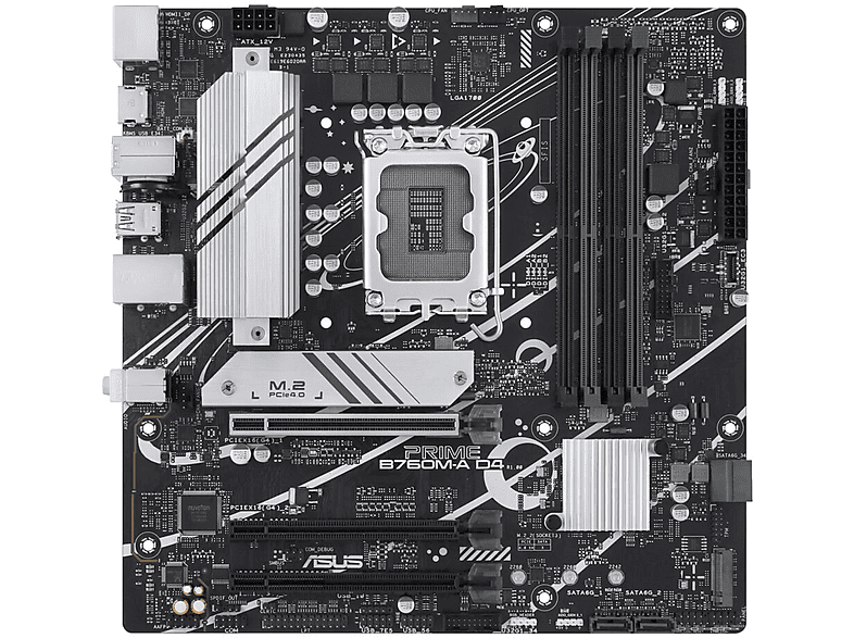 Placa base  - ASUS PRIME B760M-A D4 Intel B760 LGA 1700 micro ATX ASUS