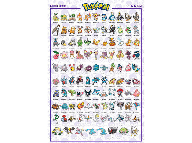 Pokemon - Pokémon - Sinnoh Pokemon englisch