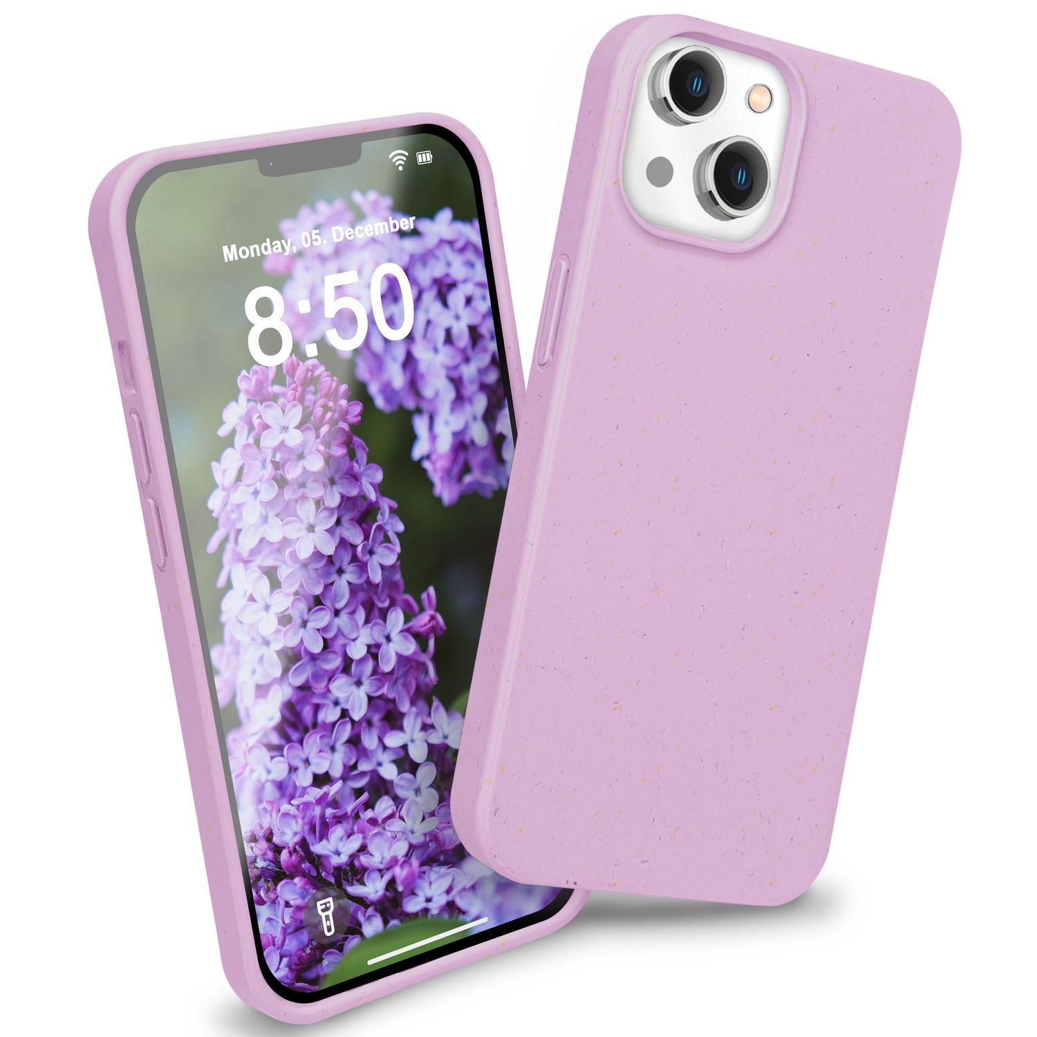 Bio Lila 14 Plus, iPhone NALIA Nachhaltige Backcover, Hülle, Apple,