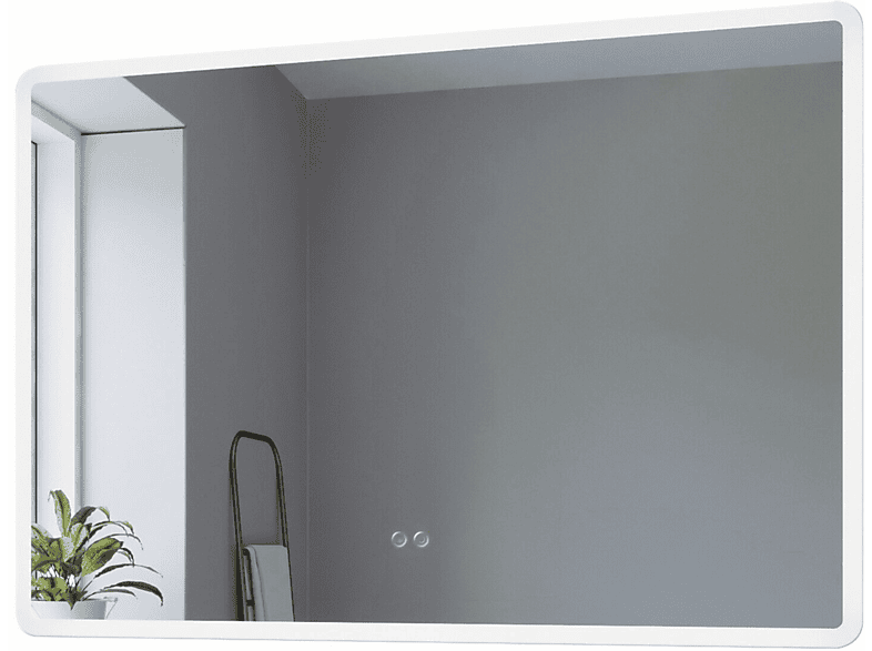 AQUABATOS BORAS-Serie Badspiegel Kaltweiß Licht 6400K