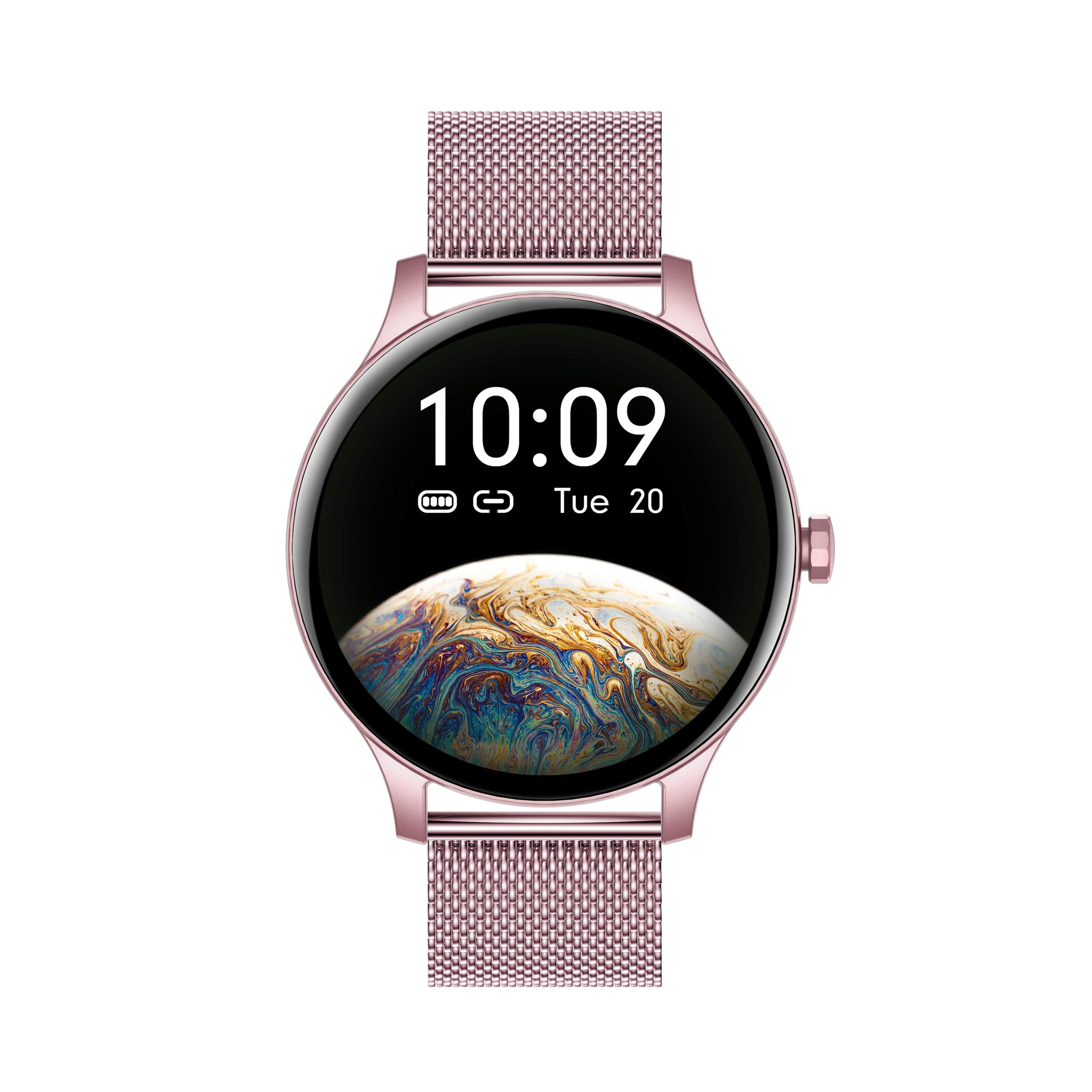 Classy Smartwatch Stahl, GARETT ELECTRONICS Pink
