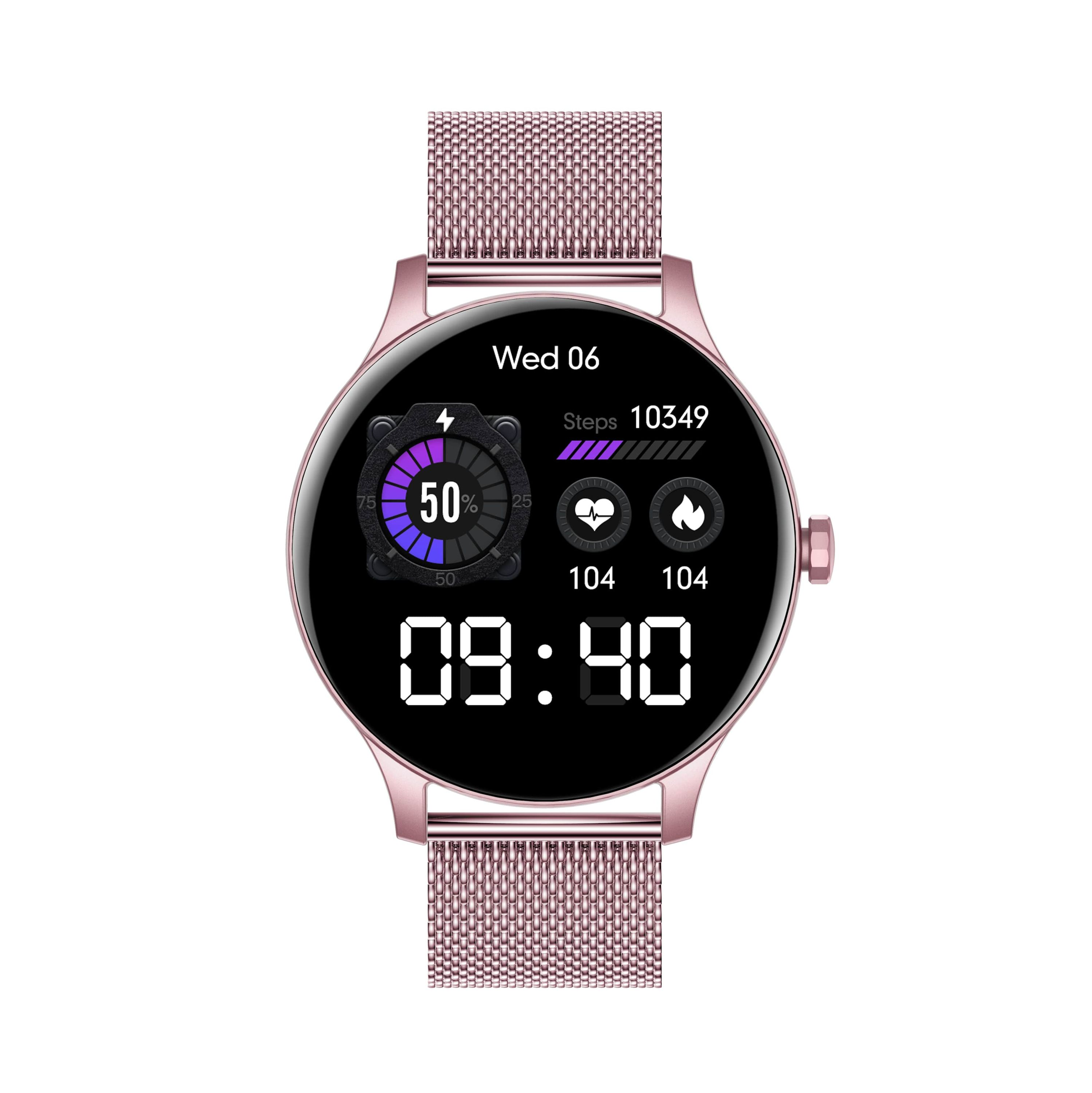 GARETT ELECTRONICS Classy Smartwatch Stahl, Pink