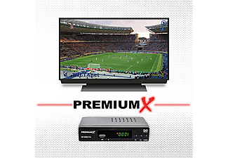 PREMIUMX HD 520SE FTA Digital SAT Receiver DVB-S2 HDMI SCART USB FullHD HD Sat Receiver (Schwarz)