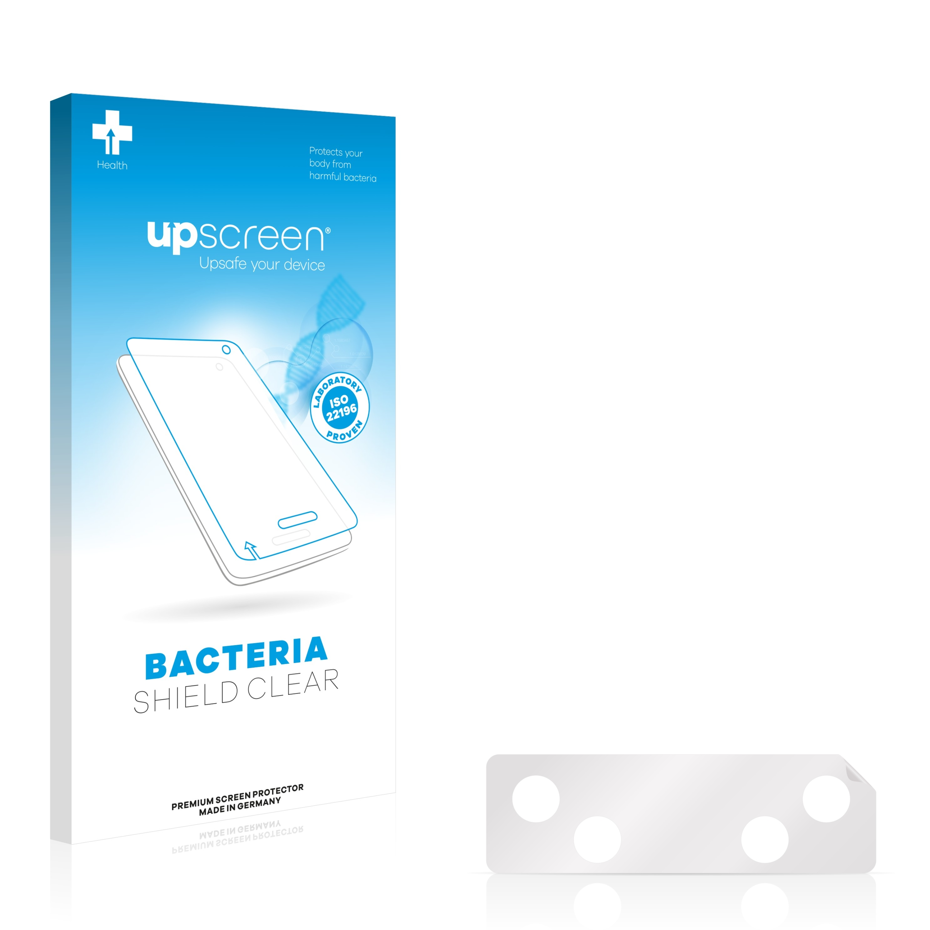 UPSCREEN antibakteriell klare Schutzfolie(für Maker Philips 200W Automatic Pasta Fully ‎HR2382/15)