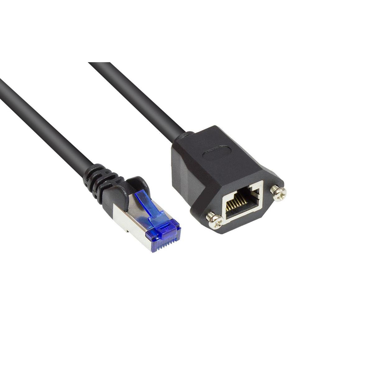VARIA GROUP 8060VE-H030S Cat.6a, Schwarz Patchcable