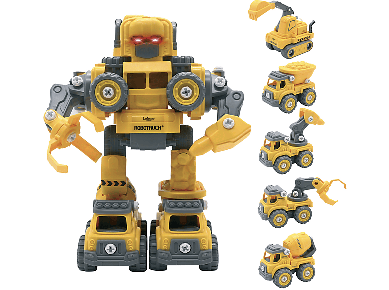 LEXIBOOK ROBOTRUCK 5 in 1 - Roboter Bauset für 1 Roboter bsw 5 ...