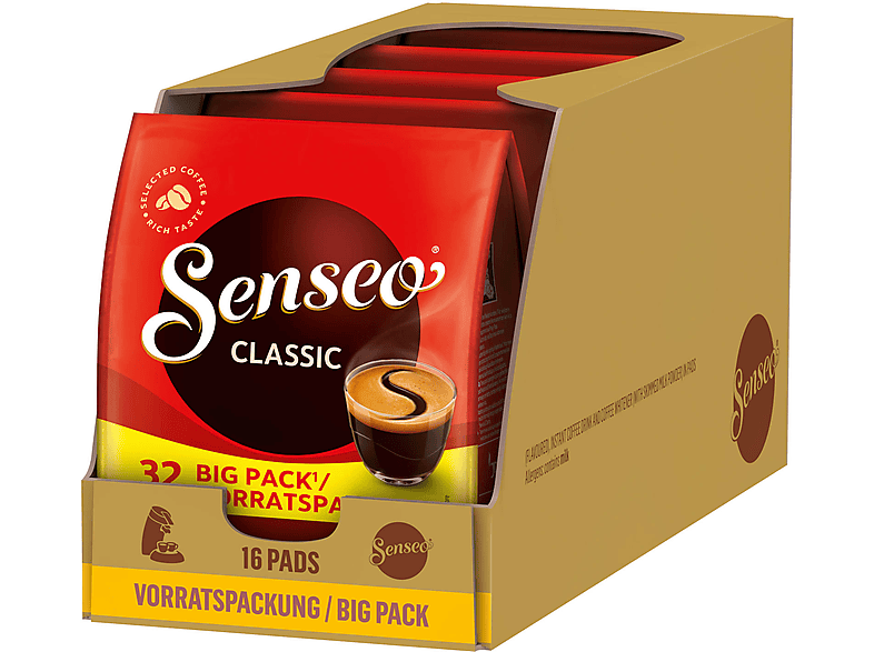 SENSEO Classic Vorteilspack 5 x Padmaschine) Getränke Kaffeepads (Senseo 32