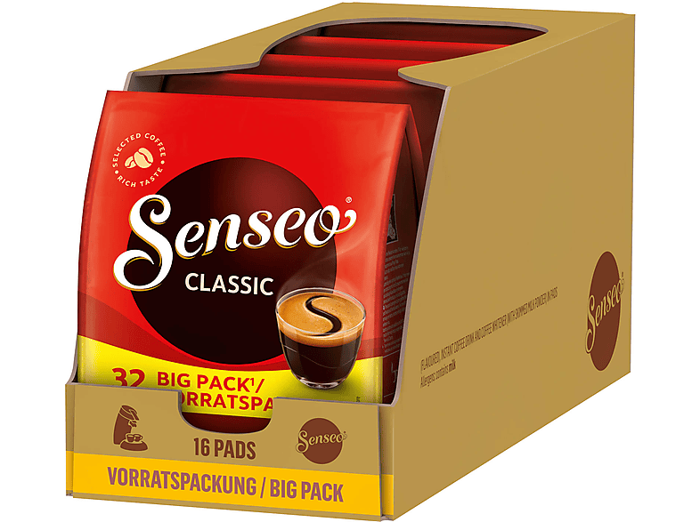 SENSEO Classic Vorteilspack 5 x 32 Getränke Kaffeepads (Senseo Padmaschine) SATURN