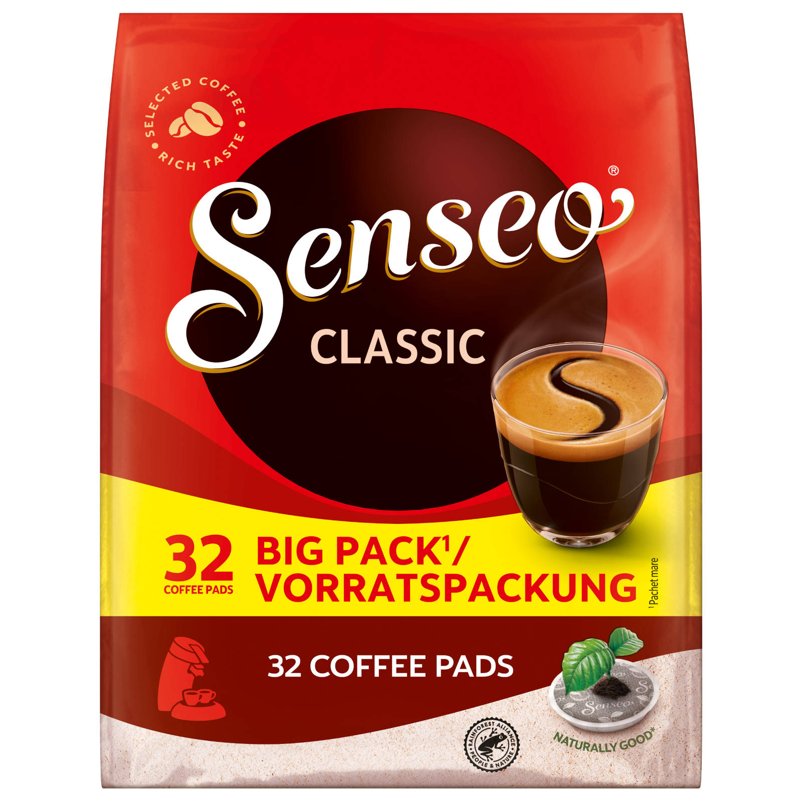 SENSEO Classic Vorteilspack 5 x Padmaschine) Getränke Kaffeepads (Senseo 32