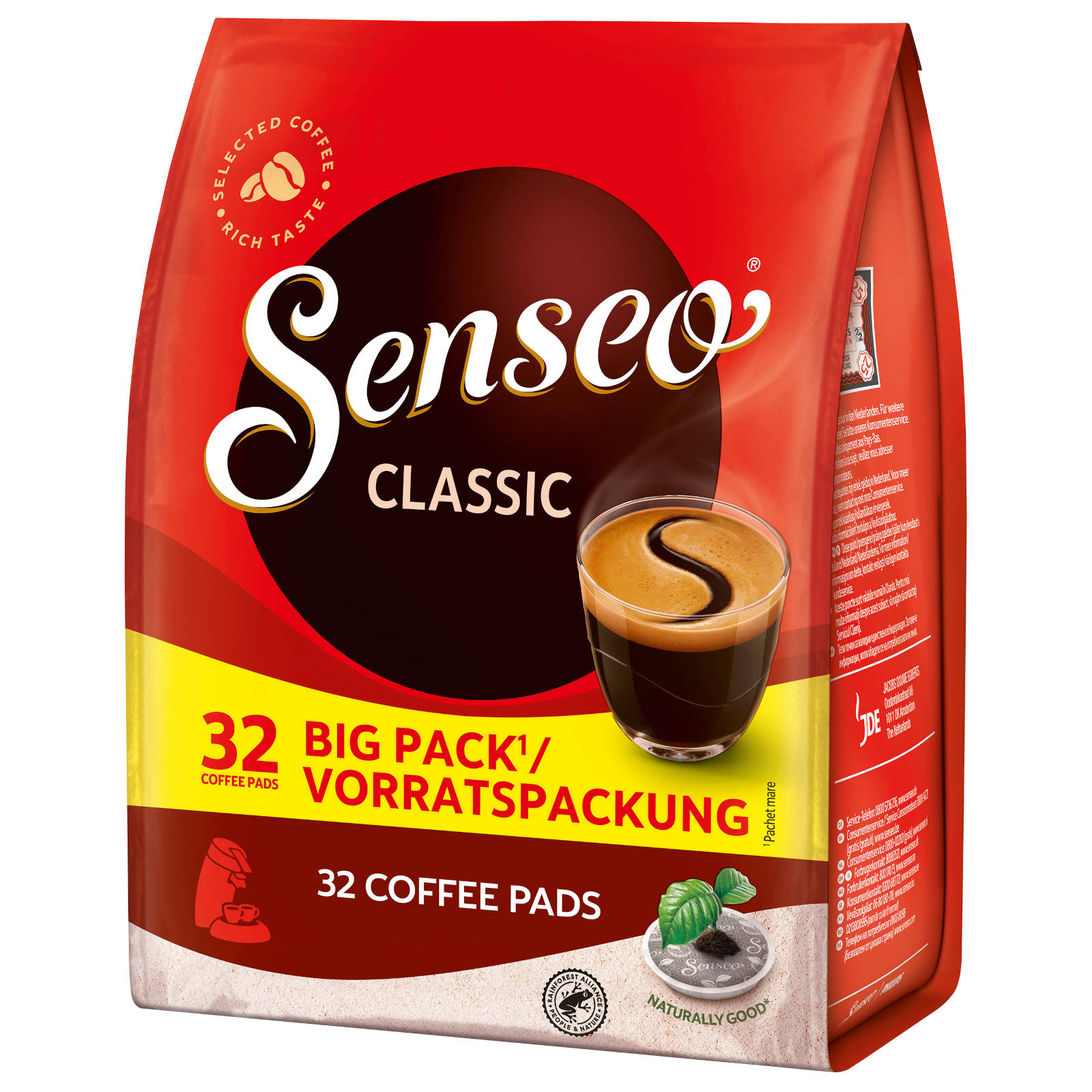 Classic x 5 Padmaschine) SENSEO Getränke 32 Vorteilspack Kaffeepads (Senseo