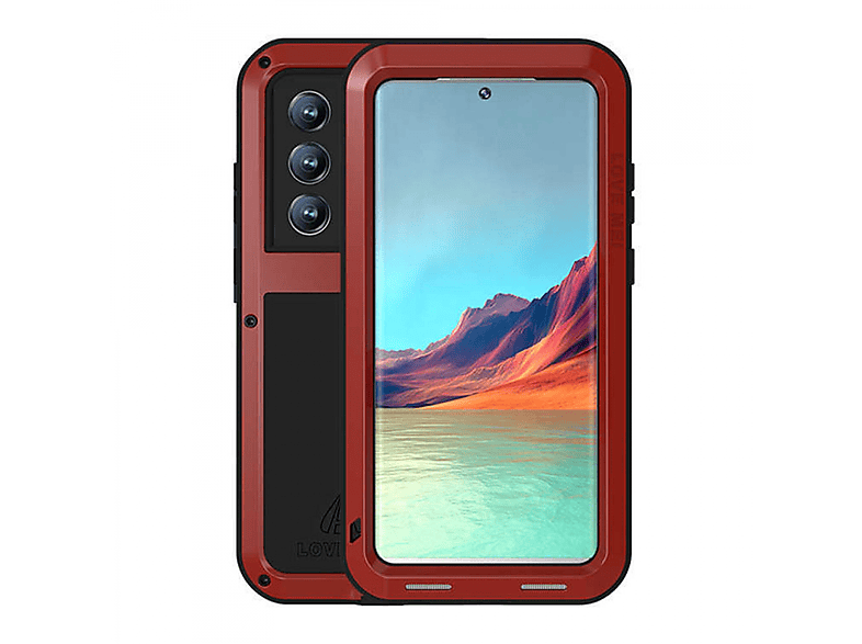 Powerful, Galaxy S23, Rot Full LOVEMEI Samsung, Cover,