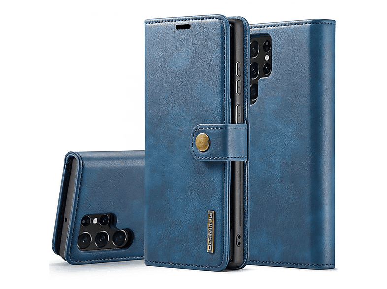 S23 Galaxy Samsung, 2in1, DG MING Ultra, Bookcover, Blau