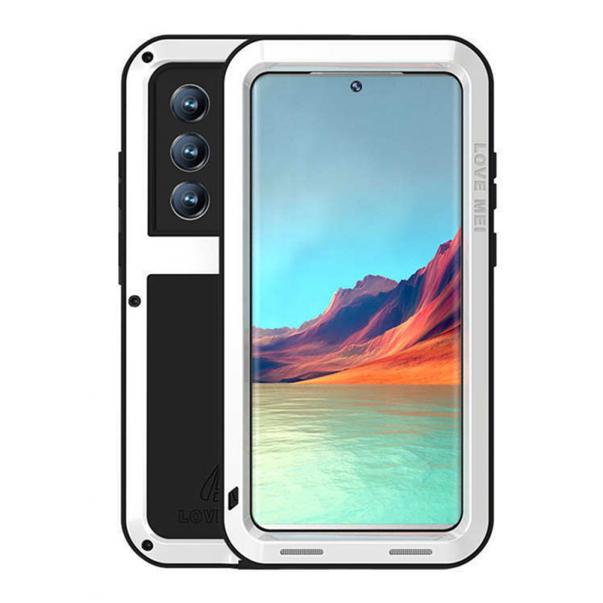 Weiß Galaxy Full Samsung, Cover, LOVEMEI S23, Powerful,