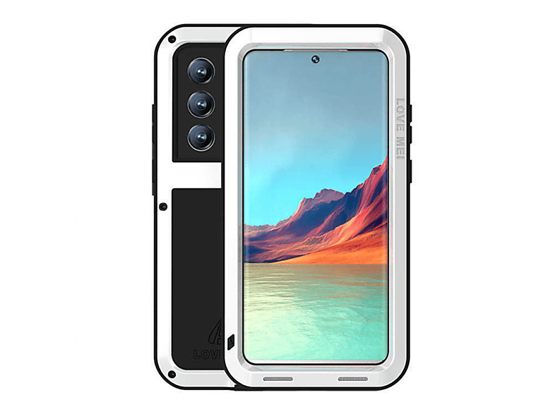 Weiß Galaxy Samsung, LOVEMEI Powerful, Full S23, Cover,