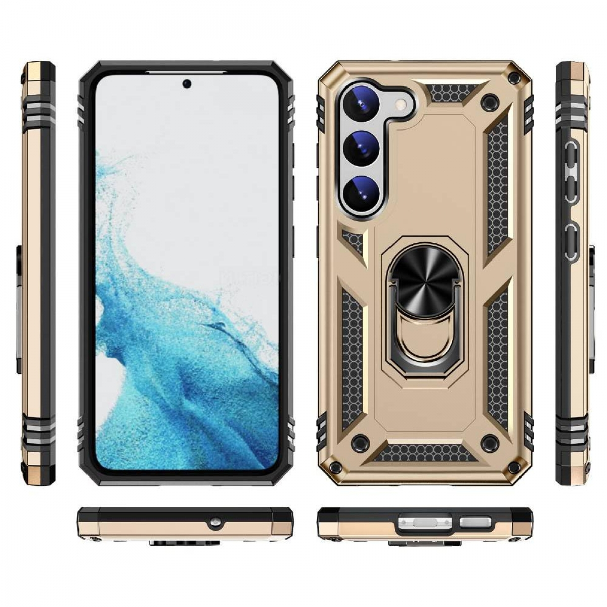 CASEONLINE Sergeant, Backcover, Samsung, S23, Galaxy Gold
