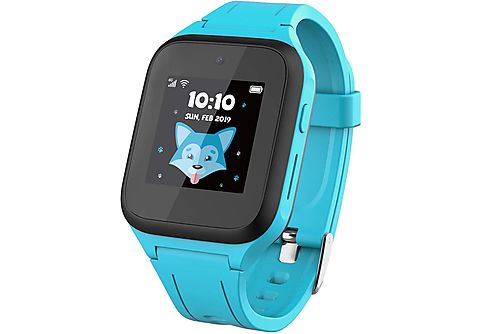 TCL Family Watch MT40 Smartwatch Silikonarmband, blau | MediaMarkt