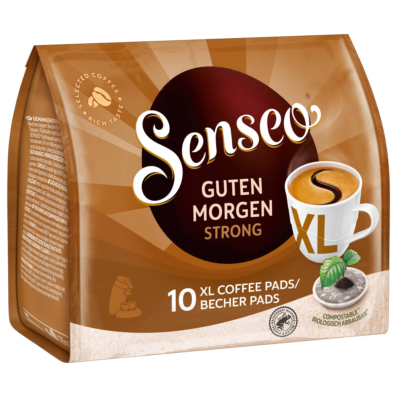 Pad-Maschine) XL Strong 100 (Senseo Morgen Getränke SENSEO Guten Kaffeepads