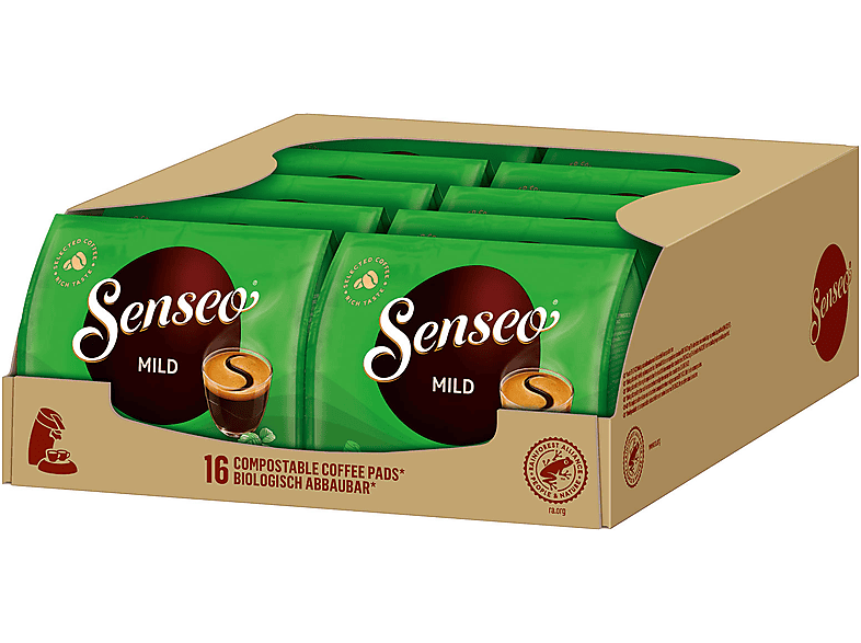 SENSEO Mild 10 x 16 Getränke Kaffeepads (Senseo Padmaschine)