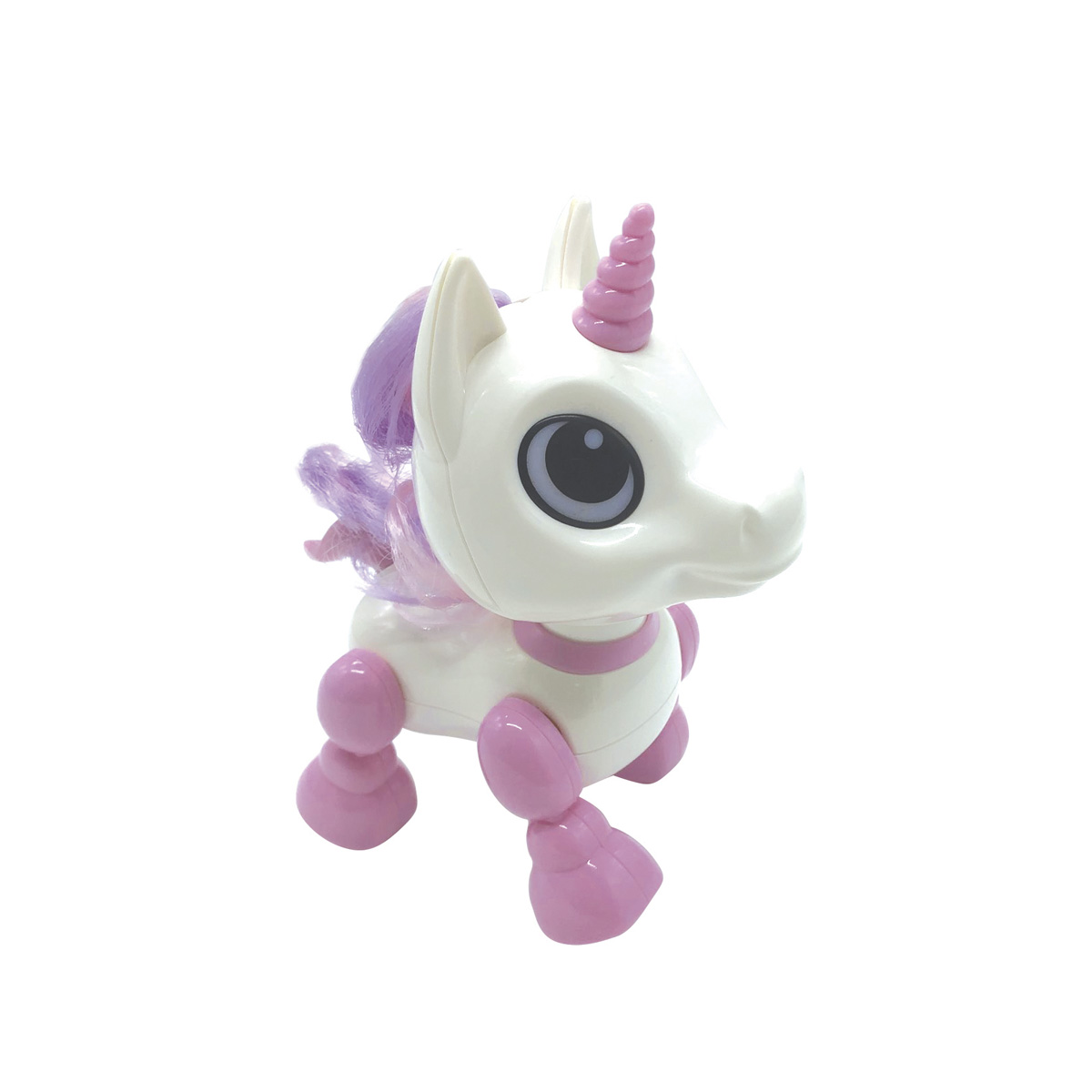 EINHORN Tier, Mini Rosa/Weiß und mit Soundeffekten RC LEXIBOOK Licht POWER Einhornroboter