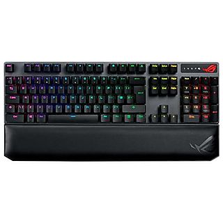 Teclado Gaming - ASUS ROG Strix Scope NX RGB, Bluetooth, RF Inalámbrico, Negro