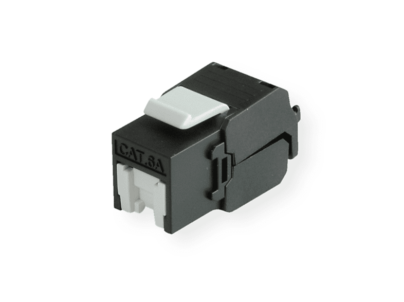 ROLINE Cat.6A (Class EA) Keystone, RJ-45, afgeschermd, zonder