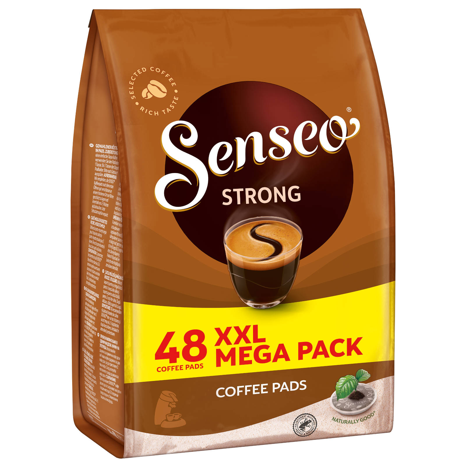 x Getränke Strong XXL 48 (Senseo 5 Kaffeepads Pad-Maschine) Pack SENSEO Pads