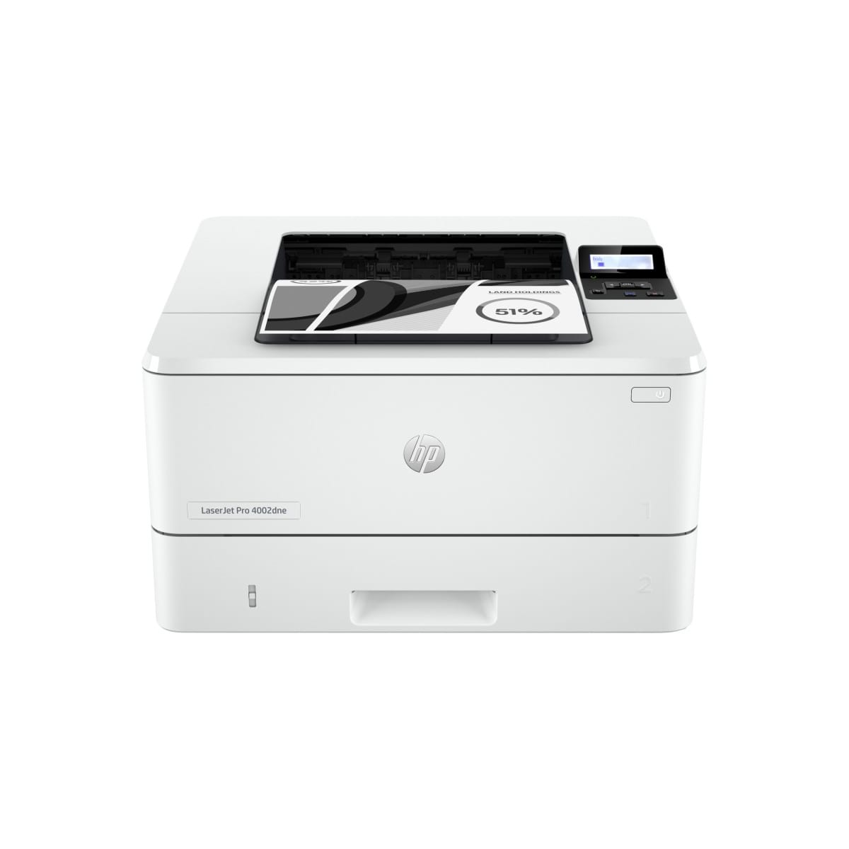 Impresora Multifunción - Laserjet Pro 4002dne HP, Láser, 1200x1200, Blanco