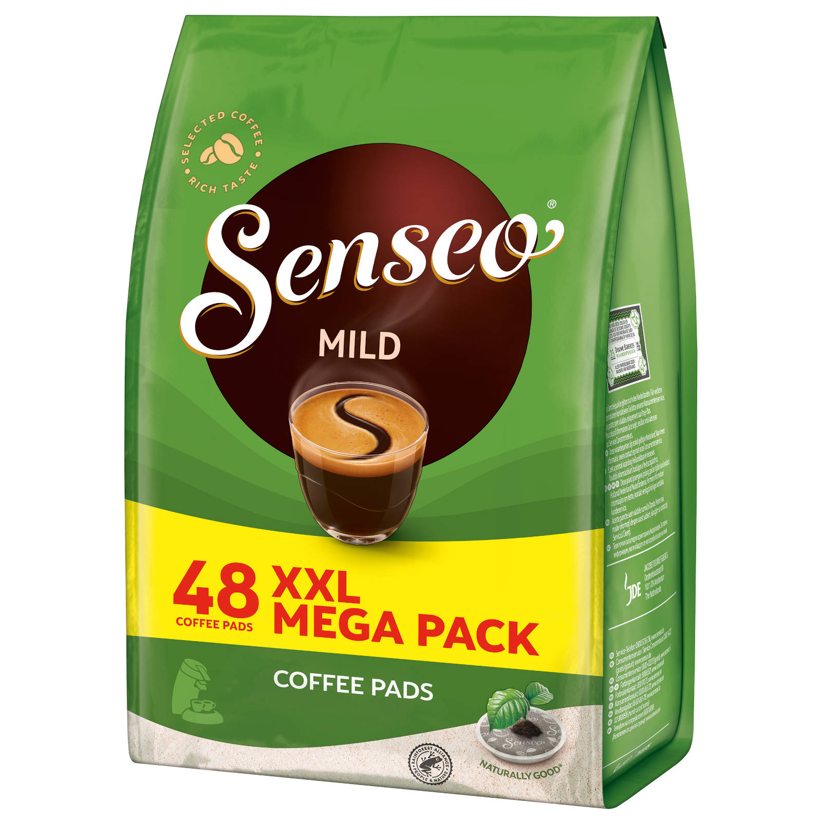 48 5 SENSEO Pack Getränke Mild Pad-Maschine) Kaffeepads x (Senseo XXL