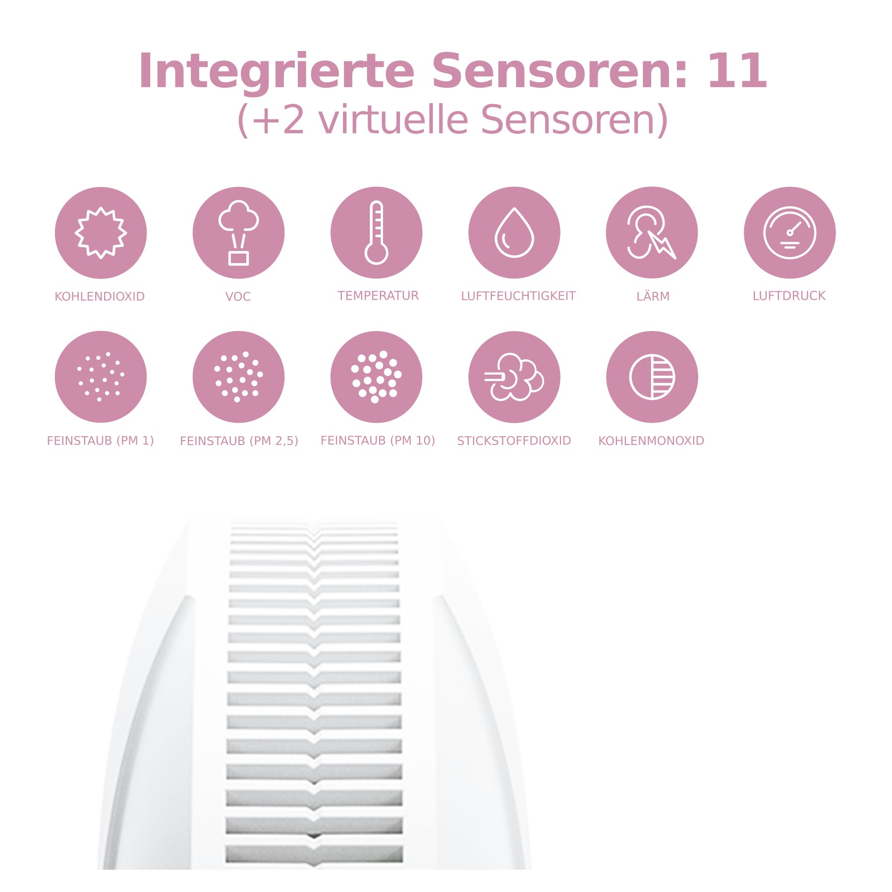 AIR-Q basic weiß Luftqualitätsmessgerät,