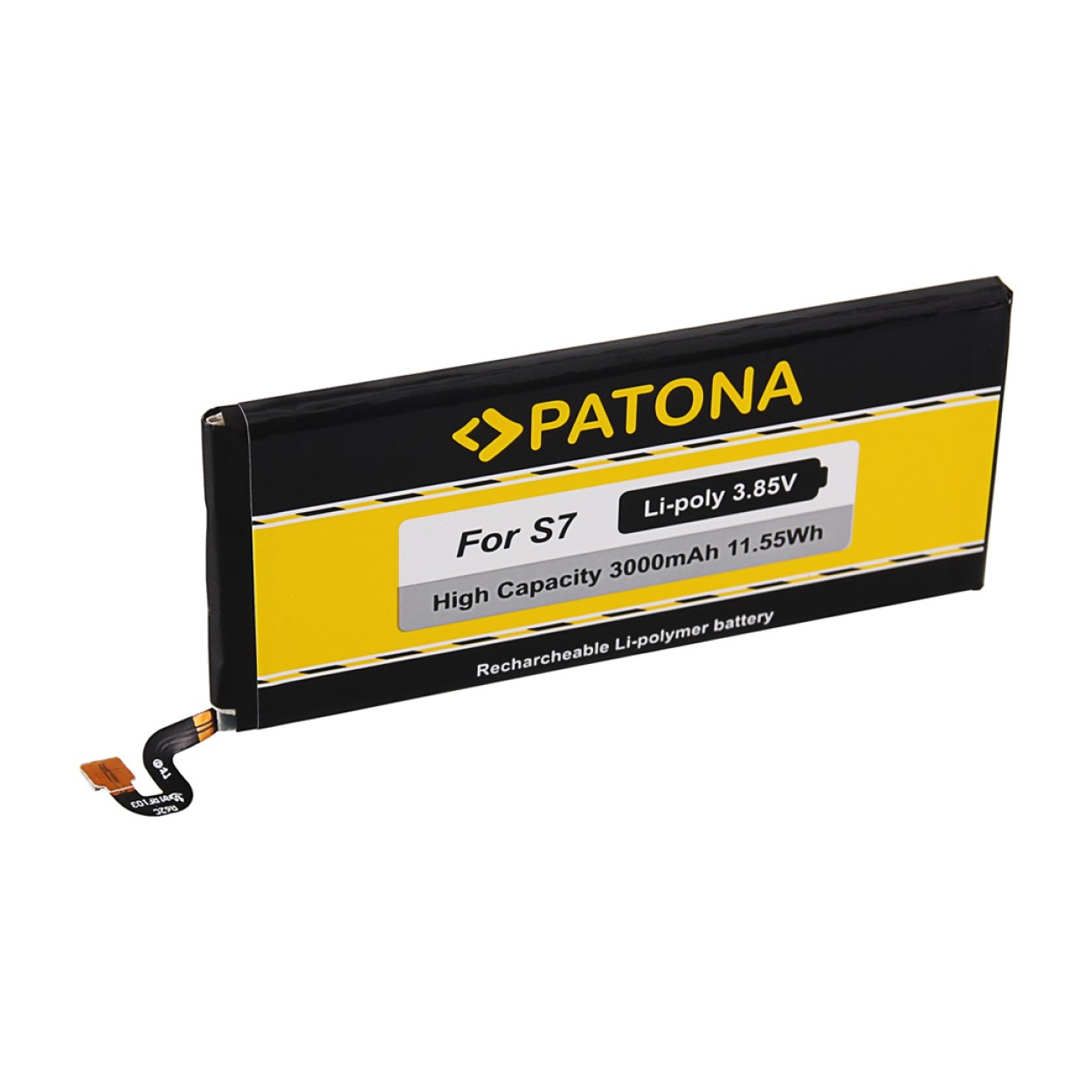 PATONA S7 Li-Ion 3000mAh 1 3.85 Volt, Ersatzakku, Stück