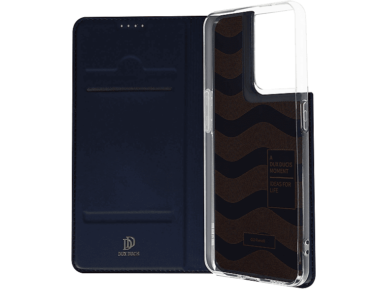 DUX DUCIS Pro Dunkelblau Reno 8, Series, Bookcover, Oppo, Oppo