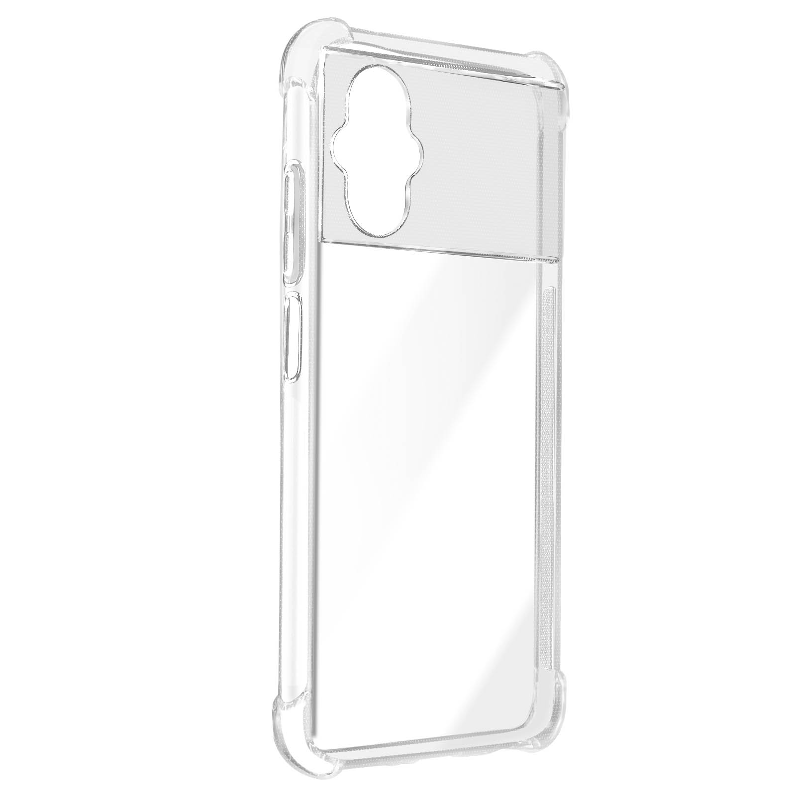 Poco M5, AVIZAR Ecken Transparent verstärkten Schutzhülle Series, Xiaomi, Backcover, mit