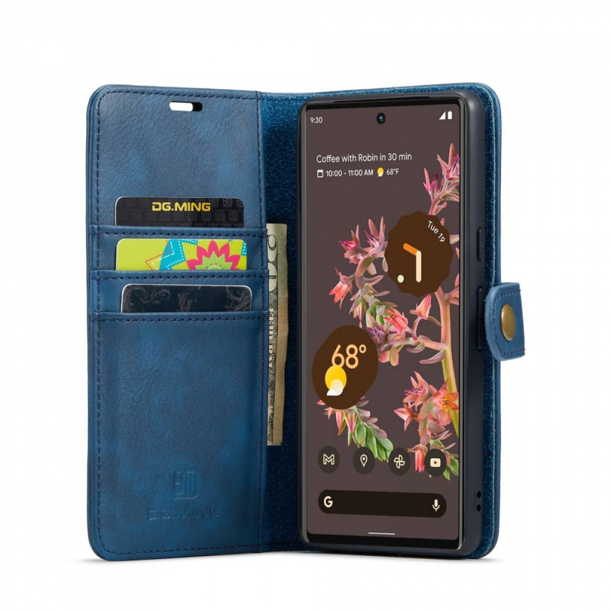 DG MING 2in1, Google, Bookcover, Blau 7a, Pixel