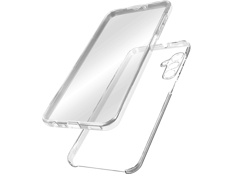 AVIZAR Full Vorder- Full Transparent Galaxy Cover Cover, Samsung, A04s, Schutzhülle, Series, Rückseite