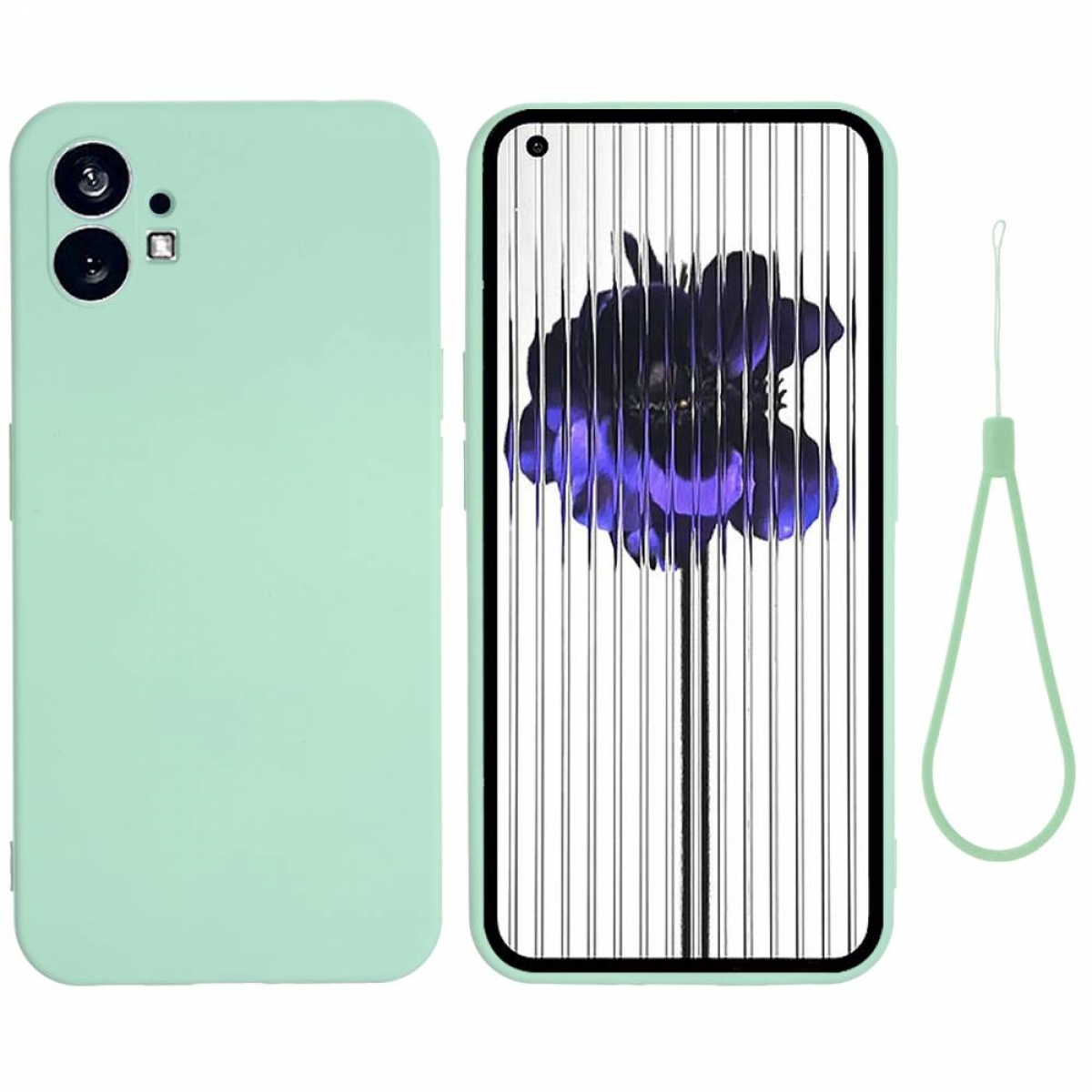 CASEONLINE Nothing, Phone Liquid, Minze Backcover, 1,