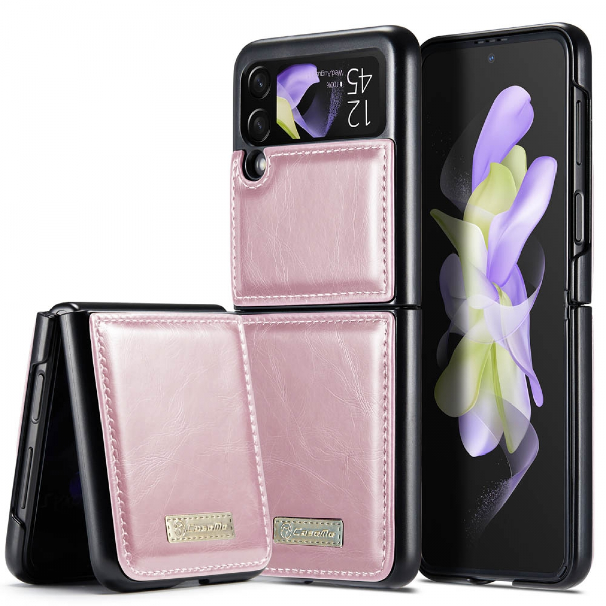 Z Galaxy Backcover, Luxury, 4, Samsung, CASEME Rosa Flip