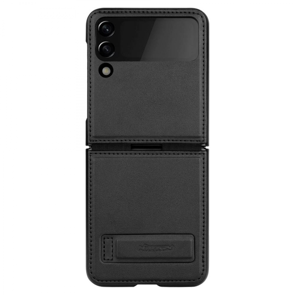 NILLKIN Qin, Flip Cover, Schwarz Galaxy 4, Z Flip Samsung