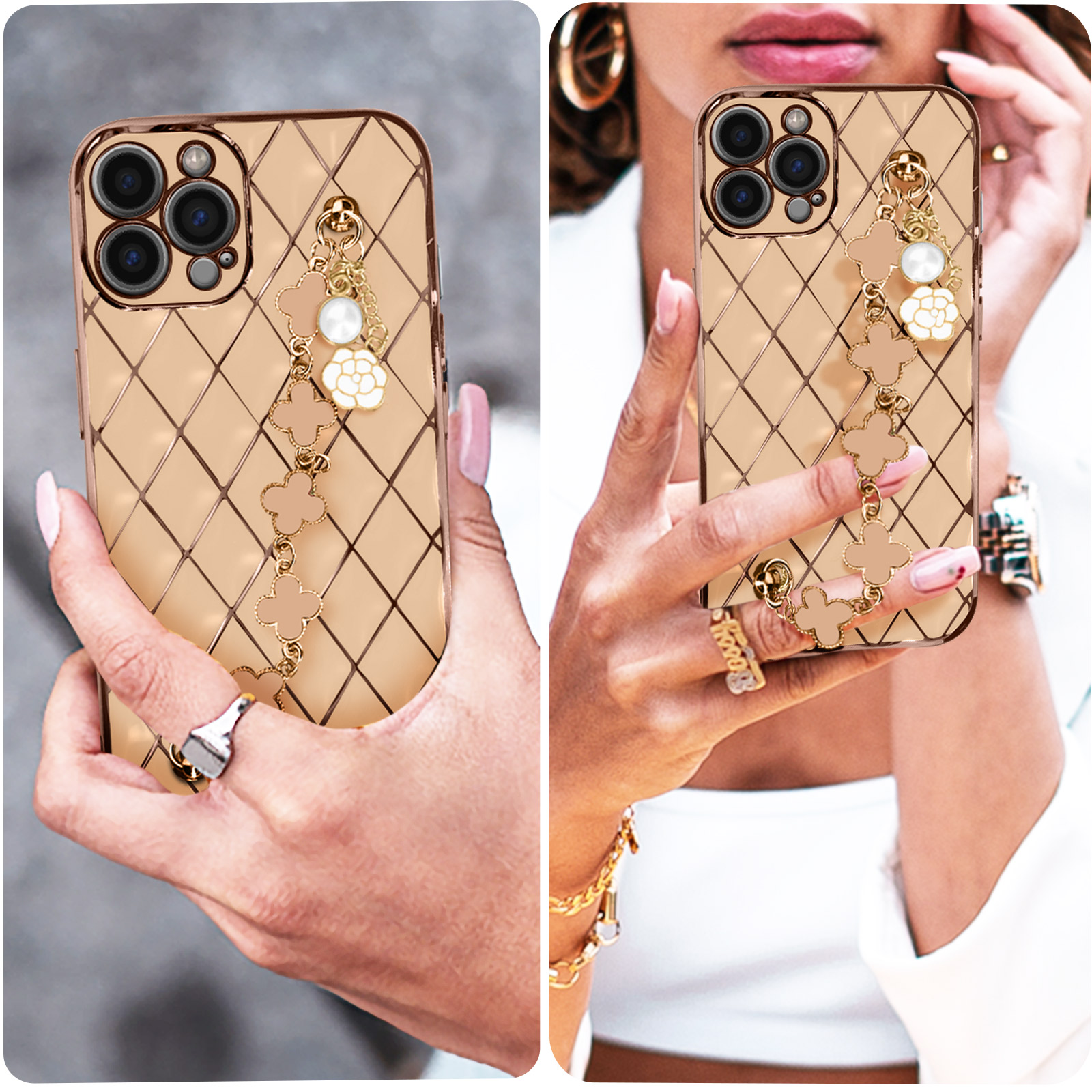 AVIZAR Trend 13 Backcover, Apple, iPhone Series, Pro, Rosegold