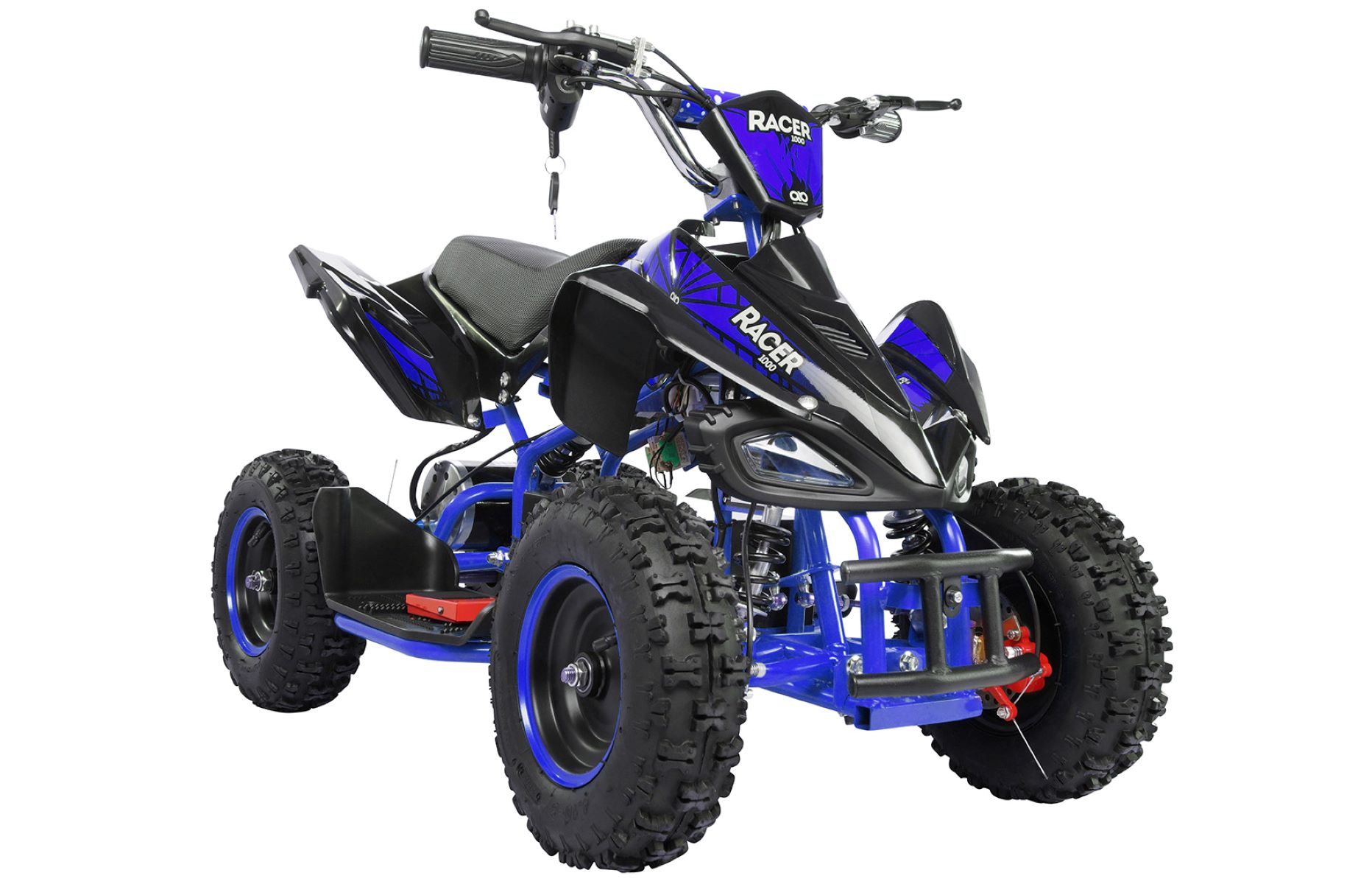 ACTIONBIKES MOTORS ATV Racer Elektroquad Schwarz/Blau