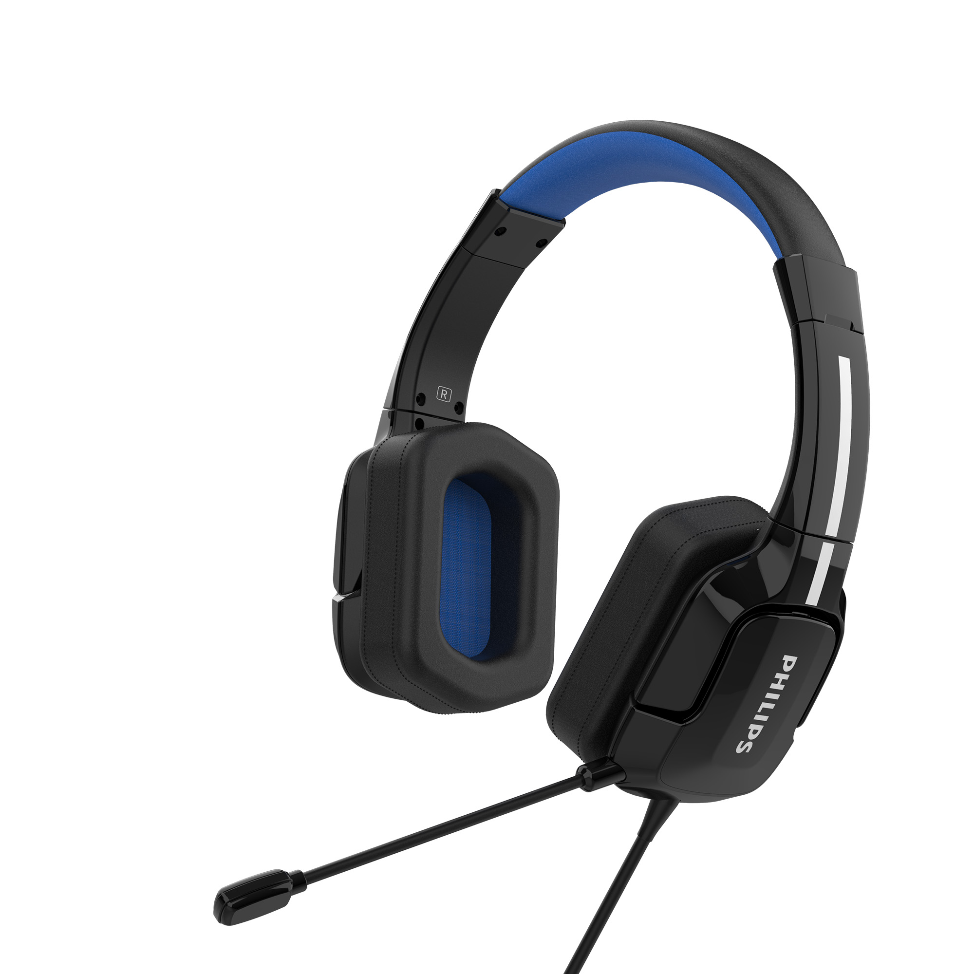 PHILIPS TAGH401BL, Over-ear Gaming-Headset Schwarz