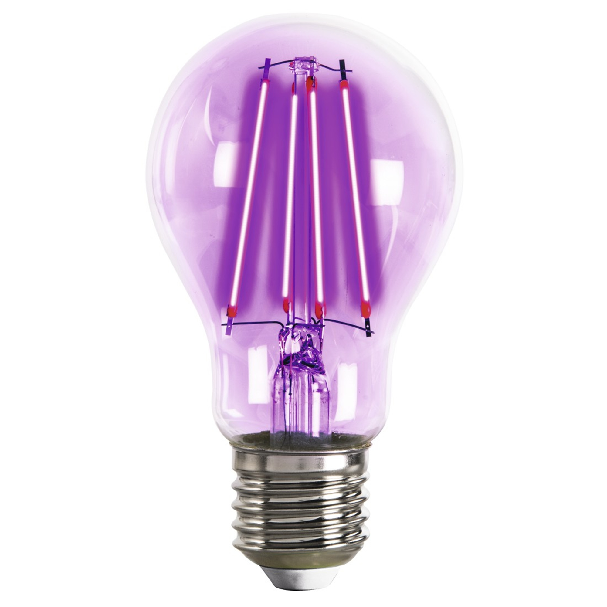 XAVAX Pflanzen-Wachstumslampe, E27, 8W LED-Lampe E27 Violett